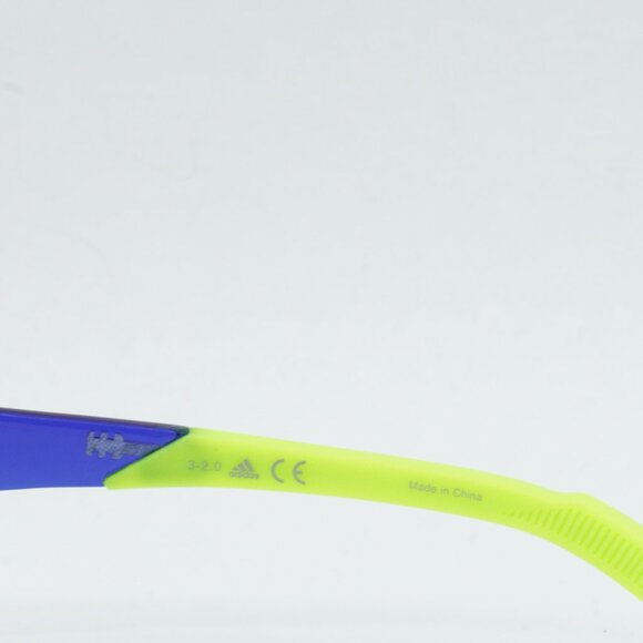 Adidas SP0027 91X Shield Sunglasses - Matte Blue \ Blue Mirror - Picture 7 of 10